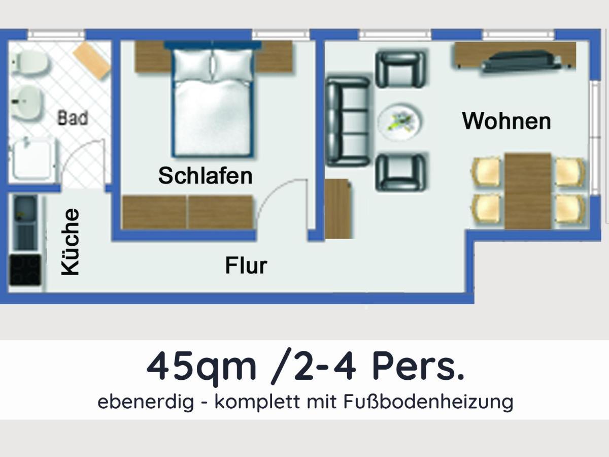 巴特萨克萨Der Fuchsbau - Fewo Lepetit - Im Sonnigen Harz - Hunde Willkommen - 100M Bis Zum Wald - Free Wlan公寓 外观 照片